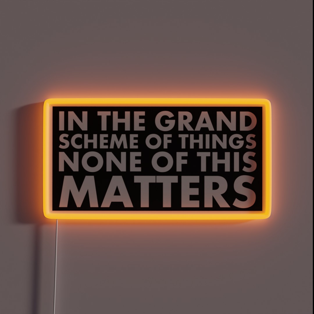 Nothing Really Matters RGB Neon Sign Nothing Really Matters RGB Neon Sign