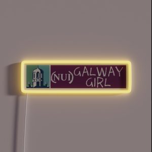 NUI Galway Girl RGB Neon Sign