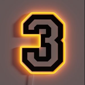 Number Three RGB Neon Sign Number Three RGB Neon Sign