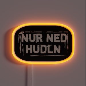 Nur Ned Hudln Bavarian Language Text Vintage RGB Neon Sign Nur Ned Hudln Bavarian Language Text Vintage RGB Neon Sign