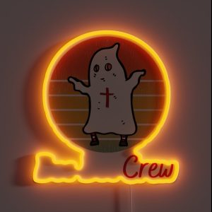 Nurse Ghost Er Boo Boo Crew RGB Neon Sign