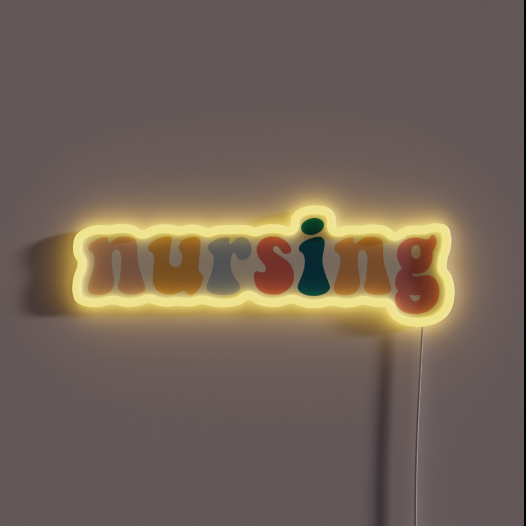 Nursing RGB Neon Sign Nursing RGB Neon Sign