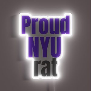 NYU Rats RGB Neon Sign