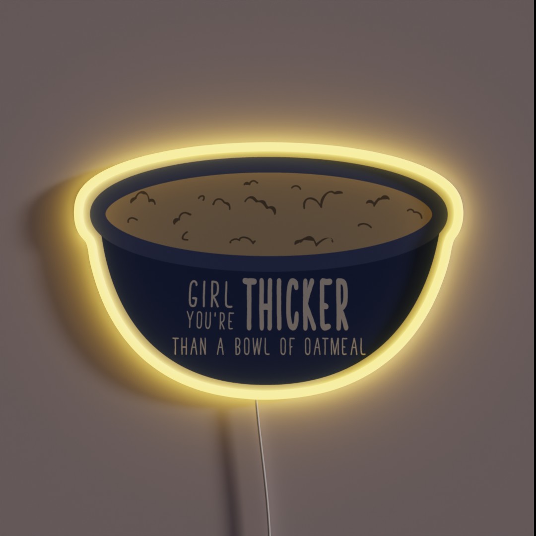 Oatmeal RGB Neon Sign Oatmeal RGB Neon Sign