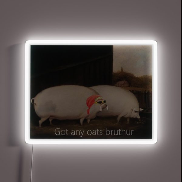 Oats Brother RGB Neon Sign