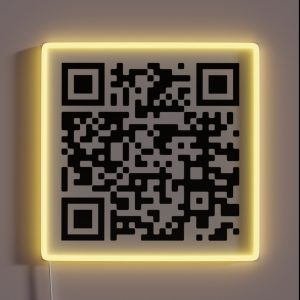 Obi Wan Hello There QR Code RGB Neon Sign