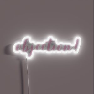 Objection RGB Neon Sign