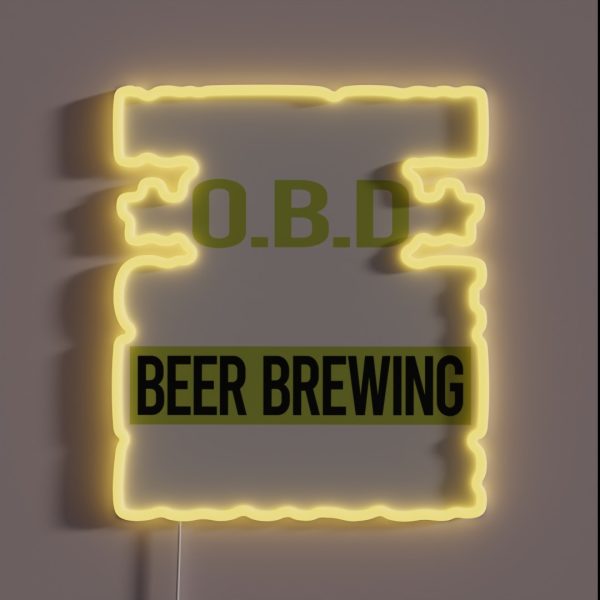 Obsessive Love Beer Brewing RGB Neon Sign