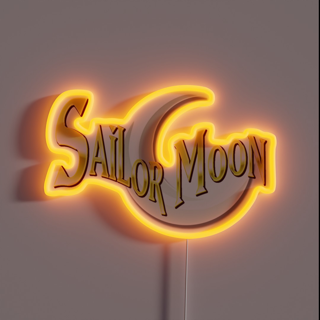 OG Sailor Moon RGB Neon Sign OG Sailor Moon RGB Neon Sign