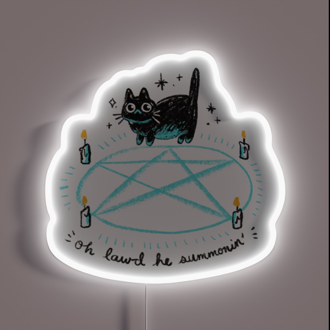 Oh Lawd He Summonin RGB Neon Sign Oh Lawd He Summonin RGB Neon Sign