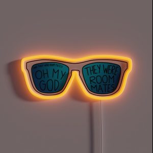 Oh My God They Were Roommates RGB Neon Sign Oh My God They Were Roommates RGB Neon Sign