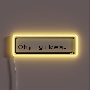 Oh Yikes RGB Neon Sign Oh Yikes RGB Neon Sign