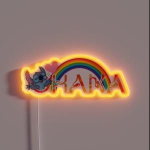 Ohana Rainbow RGB Neon Sign