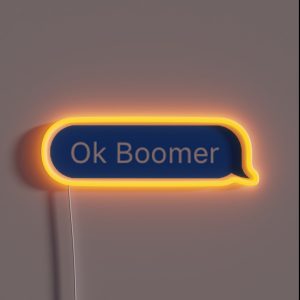 OK Boomer RGB Neon Sign