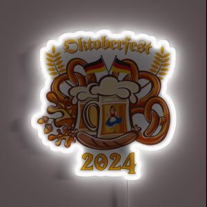 Oktoberfest 2024 German Beer Festival RGB Neon Sign