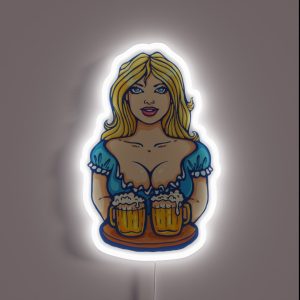Oktoberfest Girl RGB Neon Sign