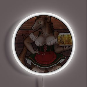 Oktoberfest Pilsner Dragon RGB Neon Sign