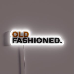 Old Fashioned RGB Neon Sign
