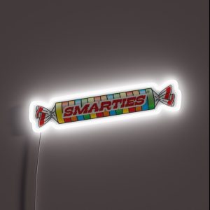 Old School Smarties RGB Neon Sign