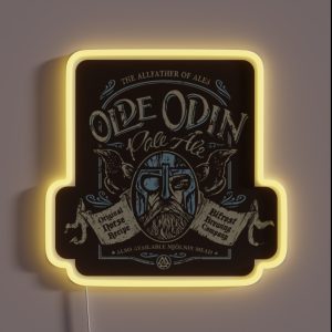 Olde Odin Pale Ale RGB Neon Sign