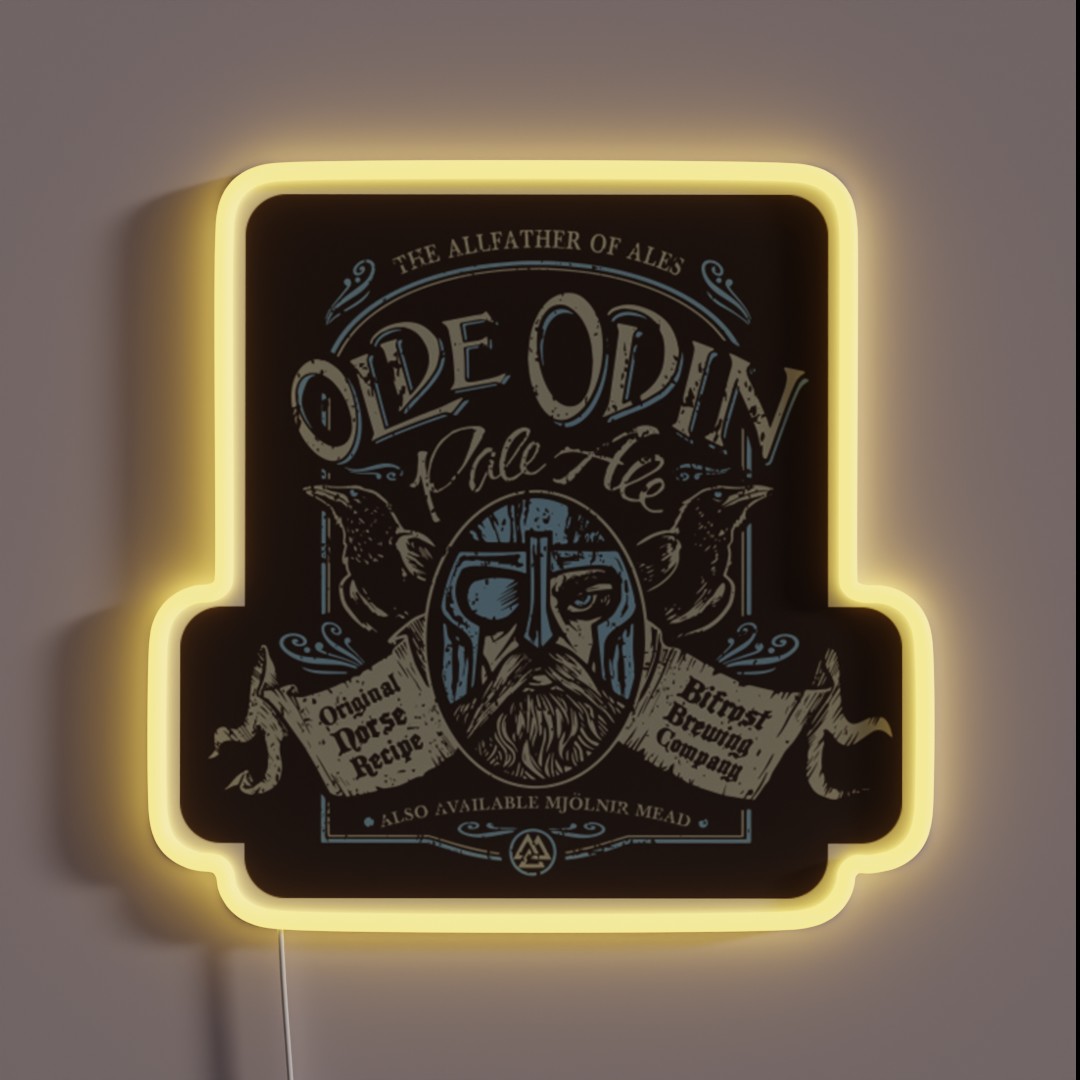 Olde Odin Pale Ale RGB Neon Sign Olde Odin Pale Ale RGB Neon Sign