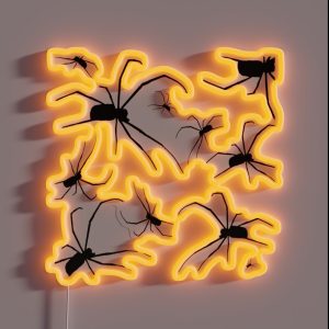 Oldish Vintage Halloween Happy All Hallows Eve 19 RGB Neon Sign