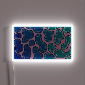 Ombre Waves RGB Neon Sign