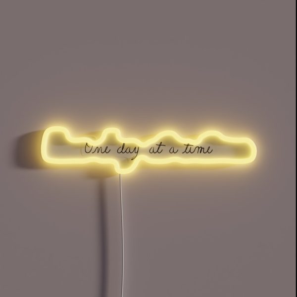 One Day At A Time RGB Neon Sign