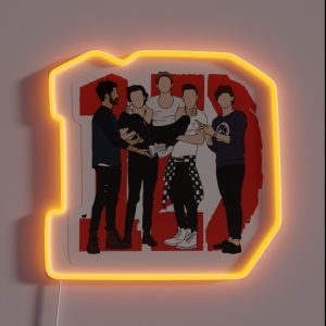 One Direction 10 Year Anniversary RGB Neon Sign