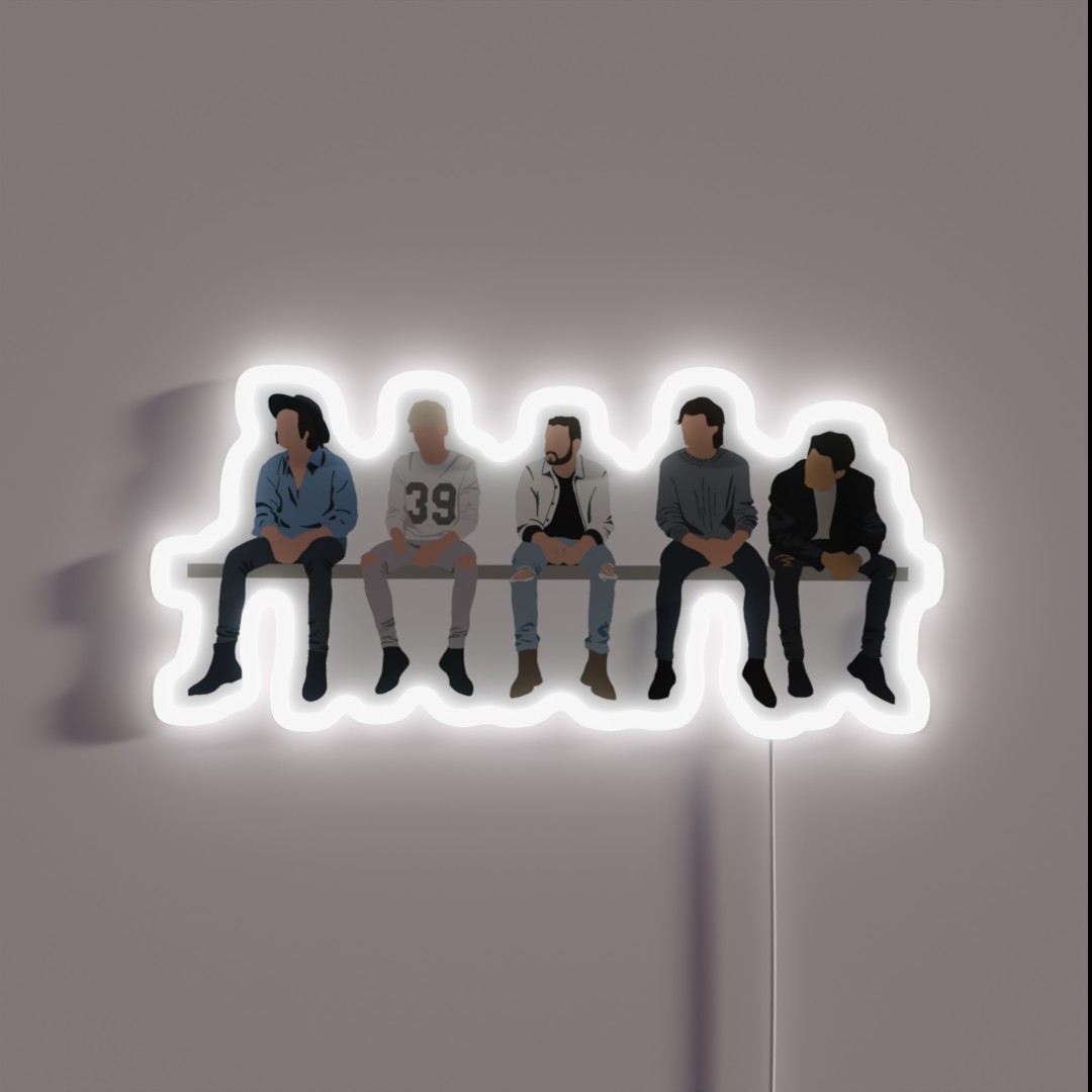 One Direction Four Portraits RGB Neon Sign One Direction Four Portraits RGB Neon Sign
