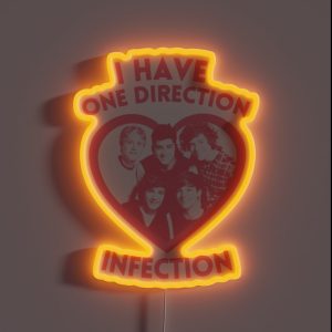 ONE DIRECTION INFECTION RGB Neon Sign