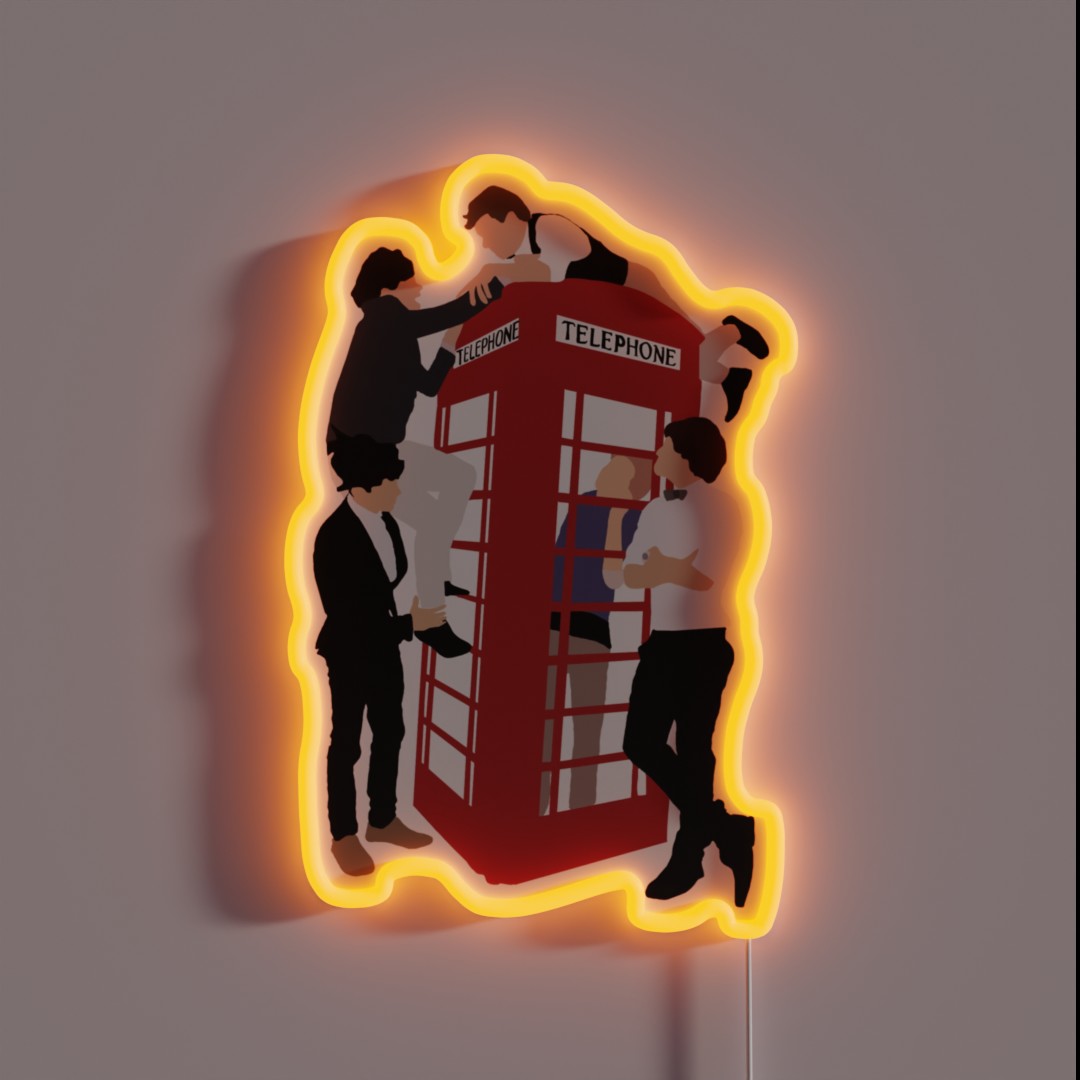 One Direction Take Me Home RGB Neon Sign One Direction Take Me Home RGB Neon Sign