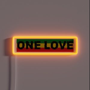 ONE LOVE RGB Neon Sign