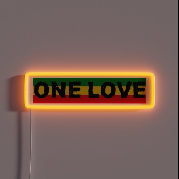 ONE LOVE RGB Neon Sign