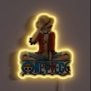 ONE PIECE Monkey D Luffy One Logo Pieces Luffy RGB Neon Sign