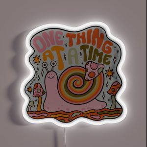 One Thing At A Time RGB Neon Sign