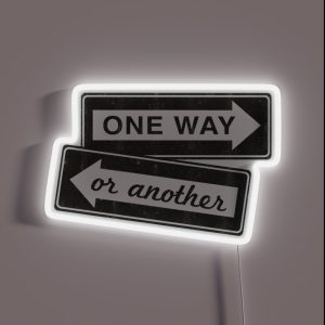 One Way Or Another RGB Neon Sign