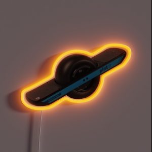 One Wheel Pint X RGB Neon Sign