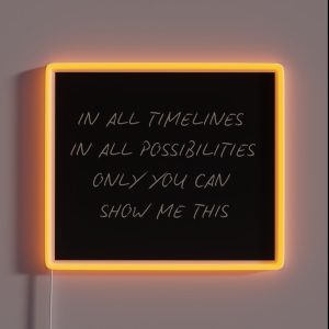 Only You Jayvik RGB Neon Sign