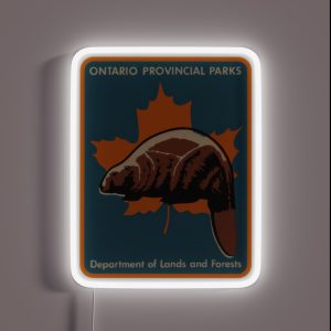 Ontario Provincial Parks RGB Neon Sign Ontario Provincial Parks RGB Neon Sign