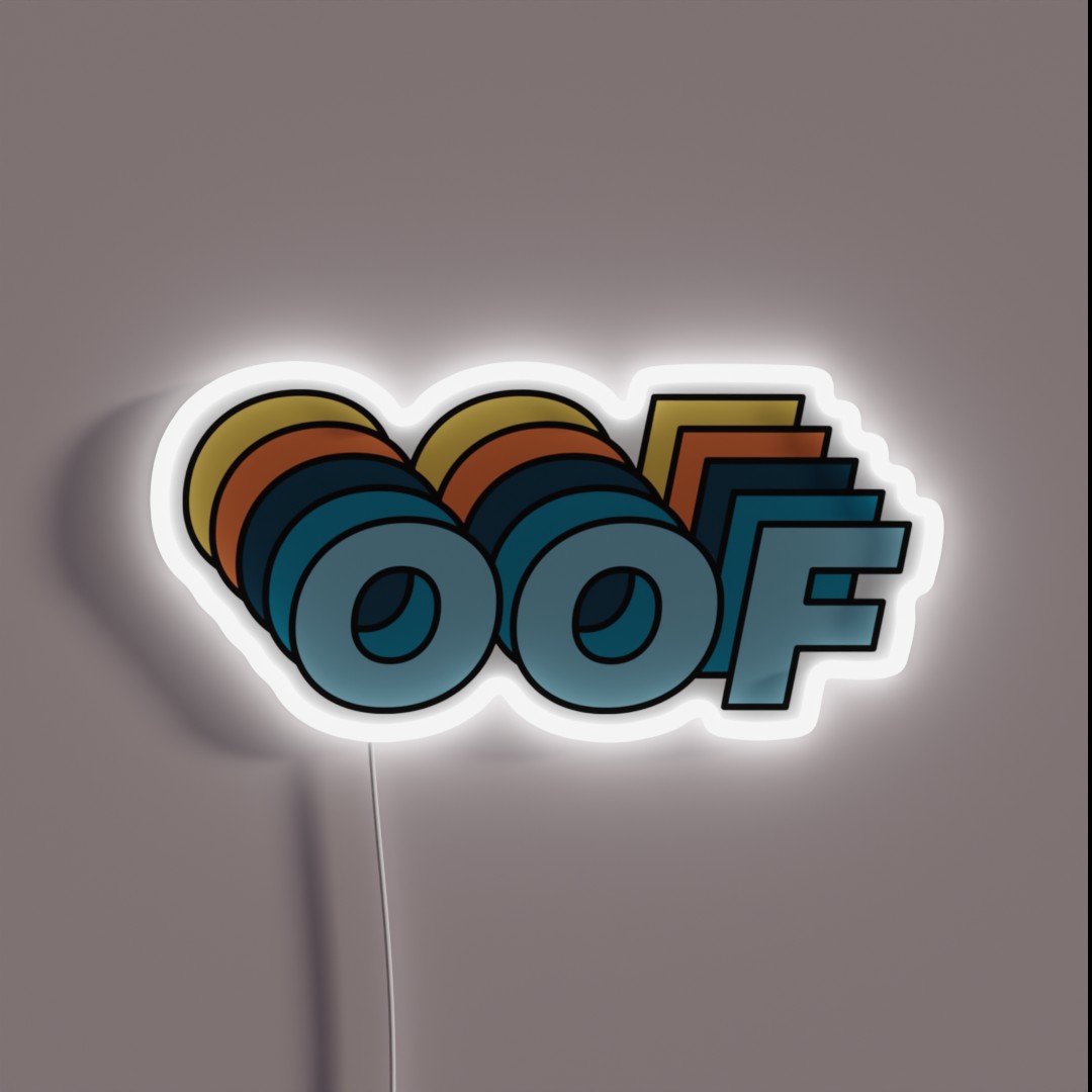 OOF RGB Neon Sign OOF RGB Neon Sign