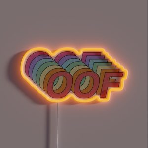 Oof RGB Neon Sign Oof RGB Neon Sign