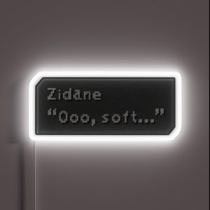 Ooo Soft Zidane Tribal Dialogue Box RGB Neon Sign Ooo Soft Zidane Tribal Dialogue Box RGB Neon Sign