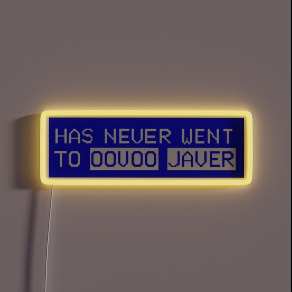 Oovoo Javer RGB Neon Sign