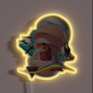 Open Book Open World RGB Neon Sign