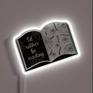 Open Book Quote RGB Neon Sign Open Book Quote RGB Neon Sign