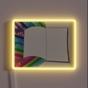 Open Book Rainbow RGB Neon Sign Open Book Rainbow RGB Neon Sign