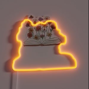 Open Book RGB Neon Sign