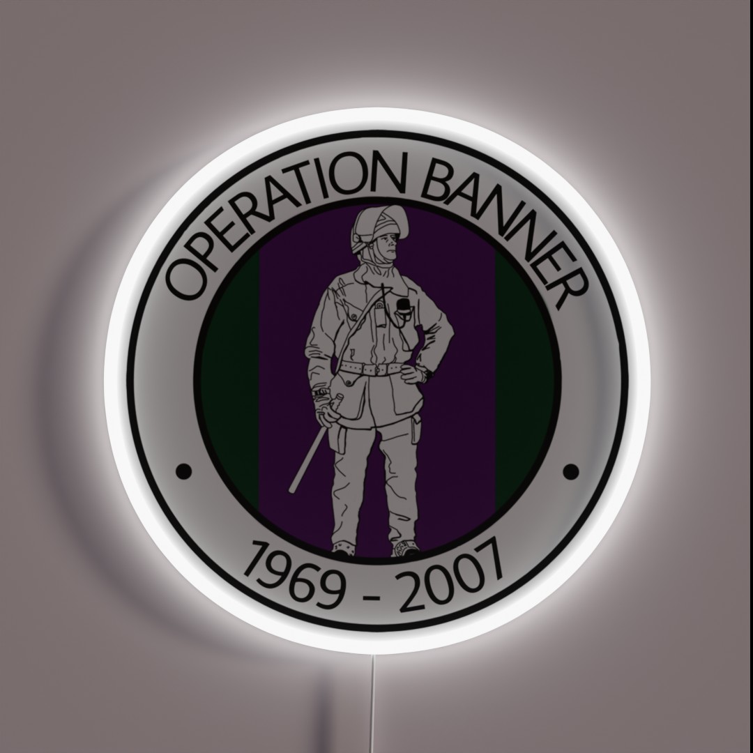 Operation Banner RGB Neon Sign Operation Banner RGB Neon Sign