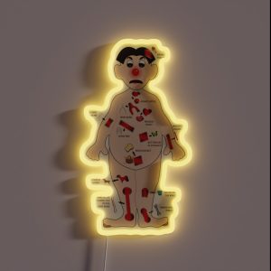 OPERATION Board Game Man Raise A Smile For Those In Hospital RGB Neon Sign